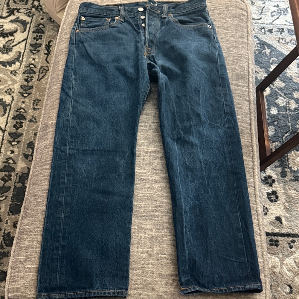 Levi's 501x Indigo Straight-Leg Men's Jeans